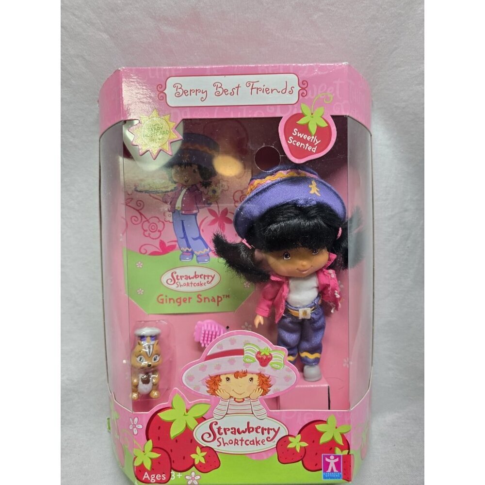 Ginger Snap Doll Chocolate Chipmunk Berry Best Friends Strawberry Shortcake 2003